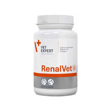 قرص تقویت کلیه سگ و گربه وت اکسپرت مدل RenalVet وزن 56 گرم