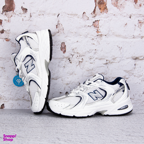 کفش ورزشی زنانه طرح نیوبالانس 530 کد 2333 رنگ سفید سرمه ای