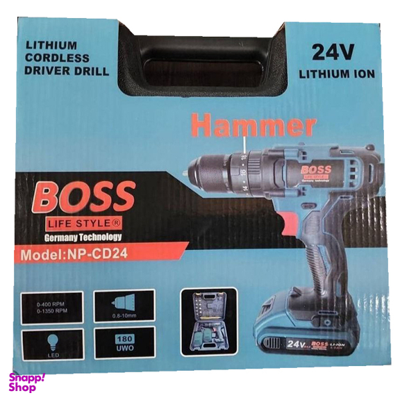 دریل پیچ گوشتی شارژی 24 ولت باس مدل NP-CD24