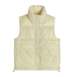 پافر زنانه کد ZH05 رنگ کرم