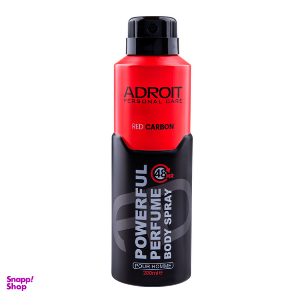 دئودورانت مردانه آدرويت مدل Red Carbon حجم 200 میلی لیتر