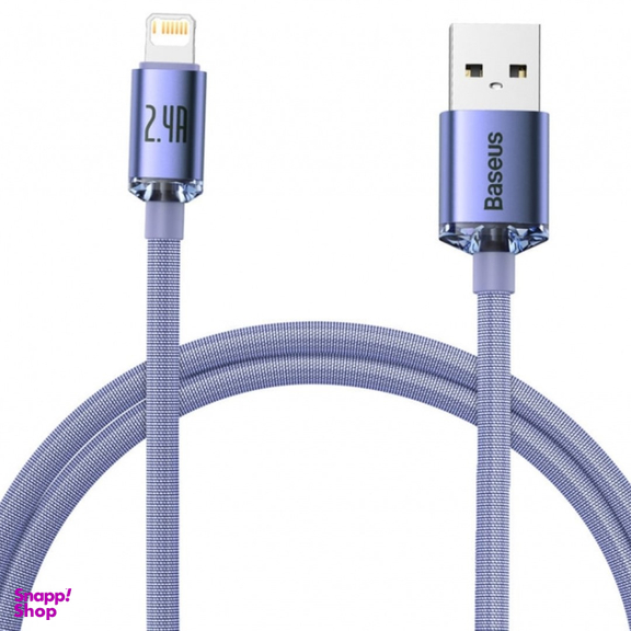 کابل شارژ لایتنینگ بیسوس مدل CAJY000001 Crystal Shine طول 1.2 متر