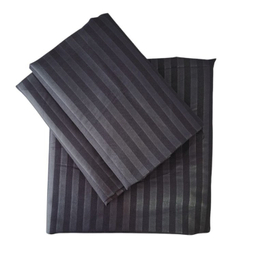 ست ملحفه و روبالشی دونفره 3 تکه مدل هتلی ساده کد ML180H عرض 180 سانتی متر