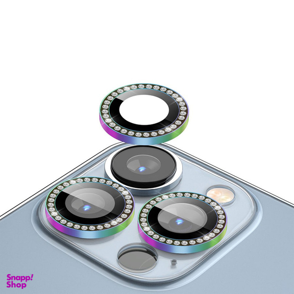 محافظ لنز دوربین گرین مدل Diamond مناسب برای گوشی موبایل اپل iphone 14 Pro Max / 14 Pro