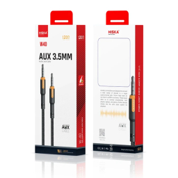کابل AUX Jack 3.5mm هیسکا مدل W40 طول 1.2 متر