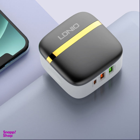 شارژر دیواری گوشی موبایل الدینیو مدل A3513Q به همراه کابل USB-C