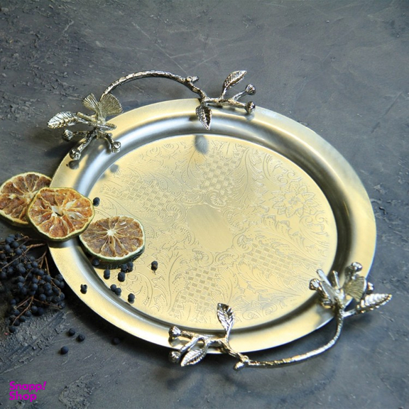 سینی فلزی آبکاری فورتیک سالینو کد N-6086