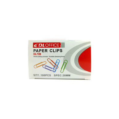 گیره کاغذ دی ال کد DL728 بسته 100 عددی