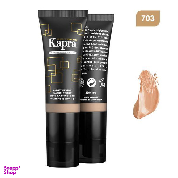 کرم پودر لایت ویت کاپرا شماره 703 حجم 30 میلی لیتر