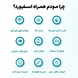 مودم 4G LTE قابل حمل اسفیورد مدل M750