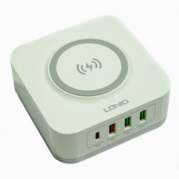 شارژر رومیزی بی سیم 32W الدینیو مدل AW004