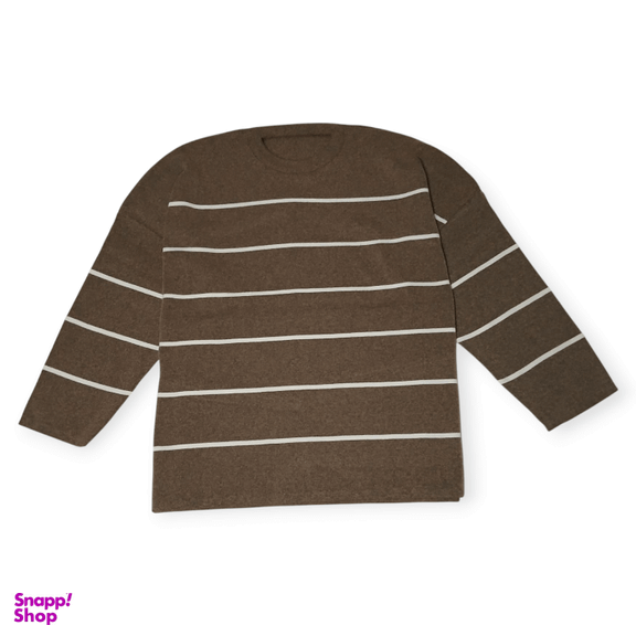 بافت زنانه مدل خط راه راه کد 4710