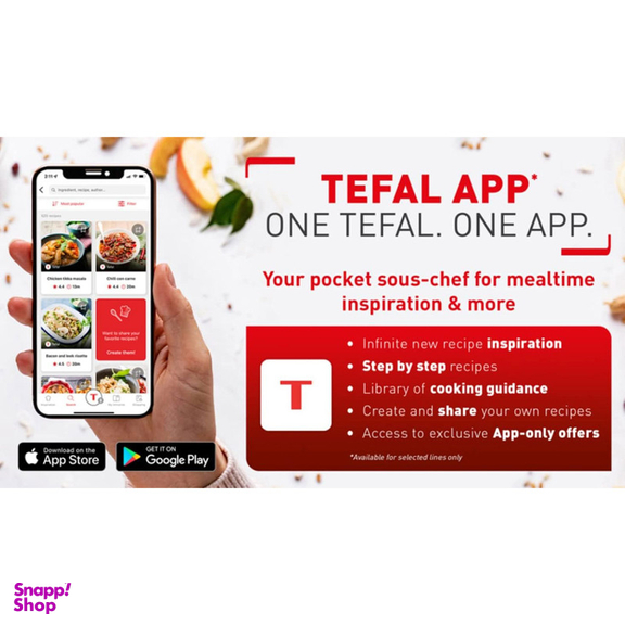 زودپز برقی 6 لیتری تفال مدل Cook4me+ CY851840