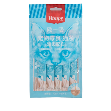 بستنى گربه برند ونپى طعم مرغ بسته 5 عددى