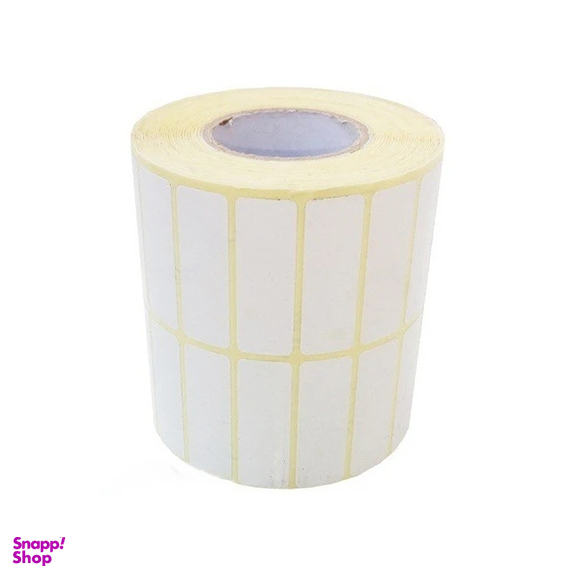 لیبل برچسب کاغذی مدل دو ردیف سایز 45×15 بسته 4000 عددی