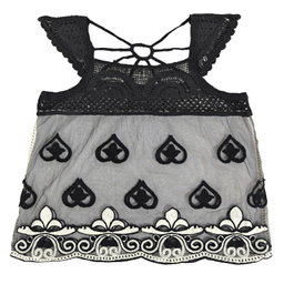 تاپ زنانه مدل دانتل نیو کد 4 رنگ مشکی