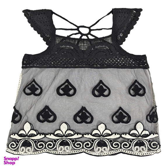 تاپ زنانه مدل دانتل نیو کد 4 رنگ مشکی