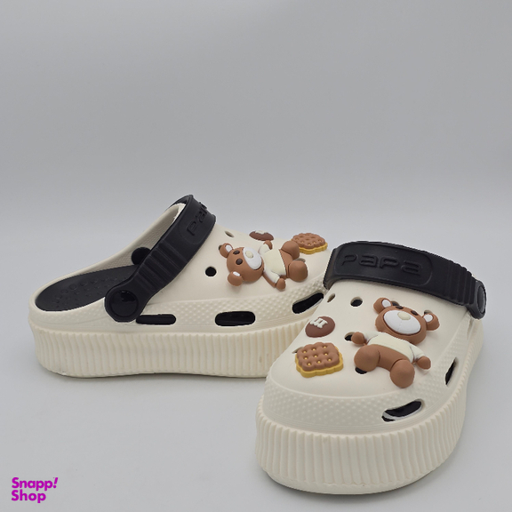 صندل بچگانه پاپا مدل کراکس کد 464946 رنگ کرم