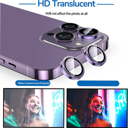 محافظ لنز دوربین اپیکوی مدل HD-ColorLenz مناسب برای گوشی موبایل اپل Iphone 14 Pro Max / 14 Pro