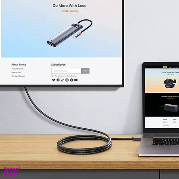 کابل HDMI بیسوس مدل 4K@60Hz Ultra Clarity طول 1.5 متر