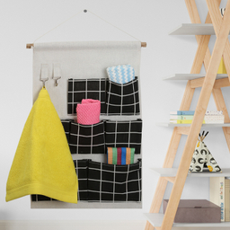 ارگانایزر لباس هوم اند لایف مدل پرنیا 7G طرح شطرنجی