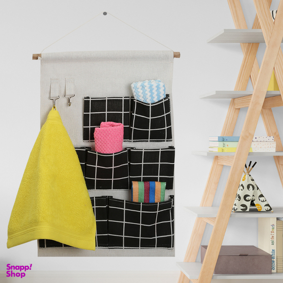 ارگانایزر لباس هوم اند لایف مدل پرنیا 7G طرح شطرنجی