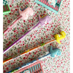 مداد فشنگی طرح دایناسور تپلکی کد 5 به همراه 24 عدد نوک اضافه