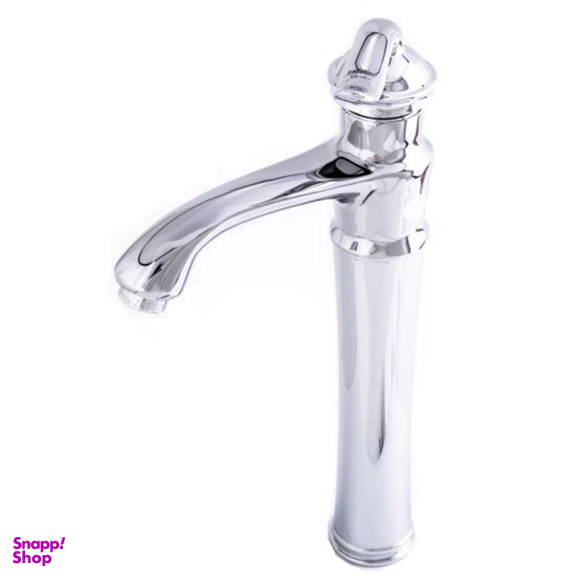 شیر روشویی پایه بلند کروم کد 1001