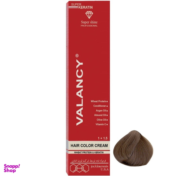 رنگ مو والانسی کد N5 شماره 6 رنگ قهوه ای روشن حجم 100 میلی لیتر