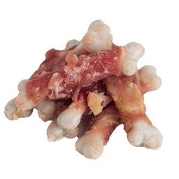 تشویقی سگ یو اس پت مدل استخوان دور گوشت طعم گوشت اردک وزن 100 گرم