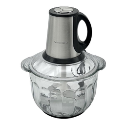 خرد کن سیلور کرست سه کلید مخزن شیشه ای با طرح لاله