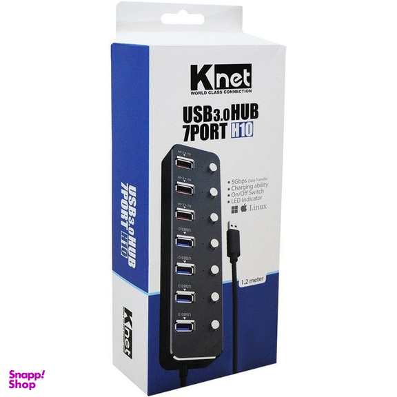 هاب USB 3.0 هفت پورت کی نت مدل K-HUAMH107