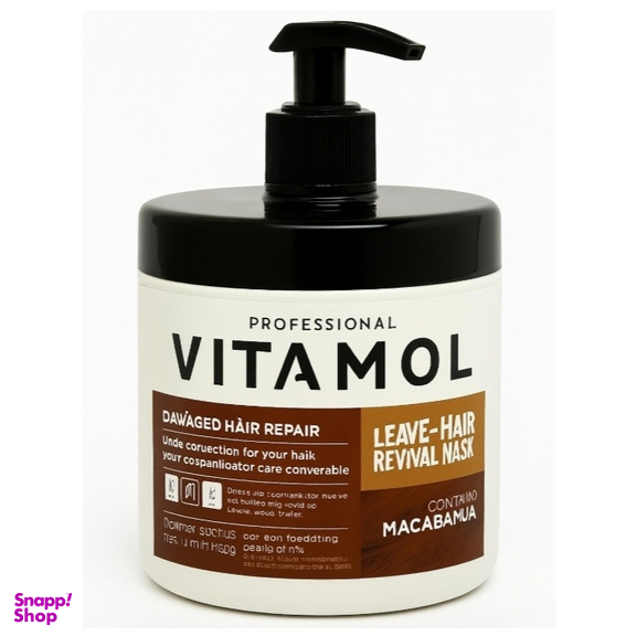 ماسک مو ویتامول مدل ماکادمیا بدون آبکشی حجم 500 میلی لیتر