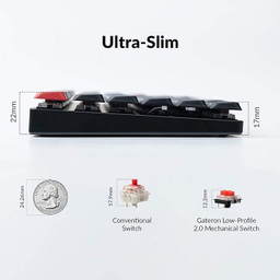 کیبورد باسیم مکانیکال کیکرون مدل Keychron K3 Pro Red Switch