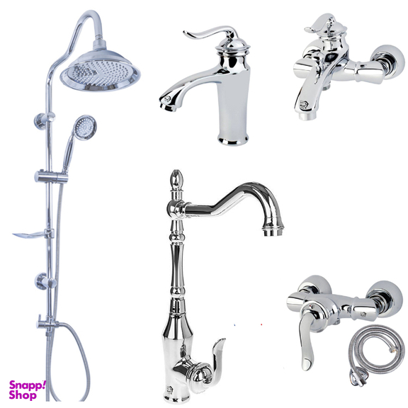 ست شیرآلات اندیکا مدل رونیکا مجموعه 6 عددی