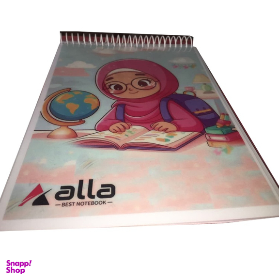 دفتر نقاشی 50 برگ آلا سایز A3 طرح دختر درس خون کد 2