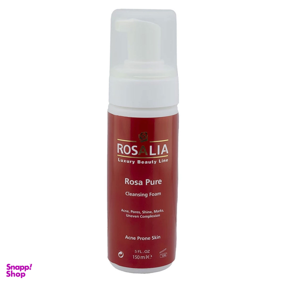فوم پاک‌ کننده صورت رزالیا مدل Rosa Pure حجم 150 میلی لیتر