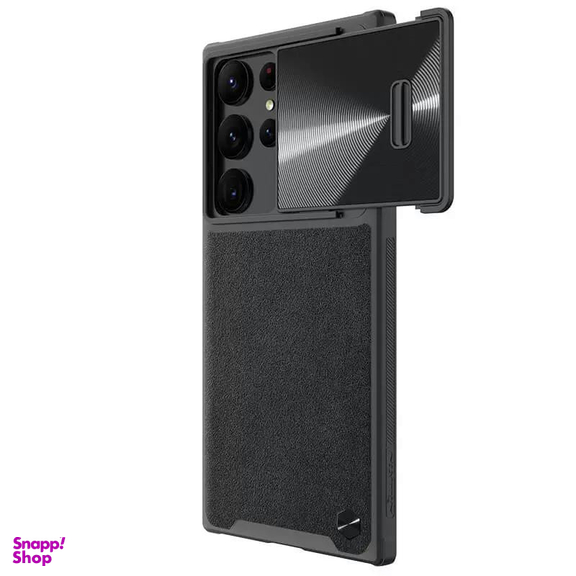 کاور نیلکین مدل CamShield Leather S Case مناسب برای گوشی موبایل سامسونگ Galaxy S23 Ultra