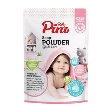 پودر صابون نوزاد پینو مدل Gentle Care وزن 800 گرم