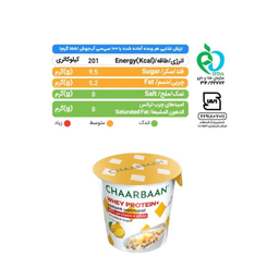 اوتمیل آماده بدون شکر چاربان طعم انبه وزن 55 گرم