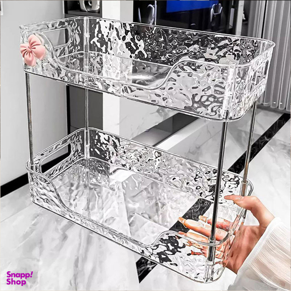 استند لوازم آرایشی دو طبقه مدل lux