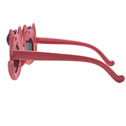 عینک آفتابی دخترانه مدل عروسکی گربه ای رنگ صورتی