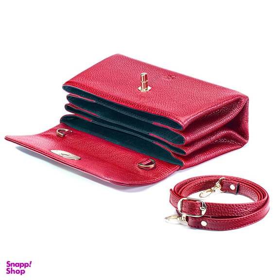 کیف دوشی زنانه نوین چرم مدل دلنیا کد LHB5016