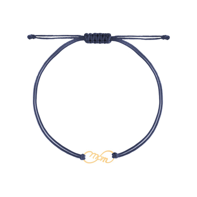 دستبند طلا 18 عیار زنانه درگونه مدل مادر بی نهایت