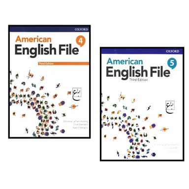 کتاب American English File 4_5 Third Edition اثر جمعی از نویسندگان انتشارات ابداع مجموعه 2 جلدی