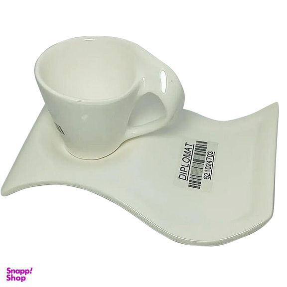 ست فنجان و نعلبکی مدل موج