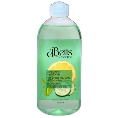 تونر صورت بتیس مدل چای سبز و لیمو مناسب پوست چرب حجم 400 میلی لیتر