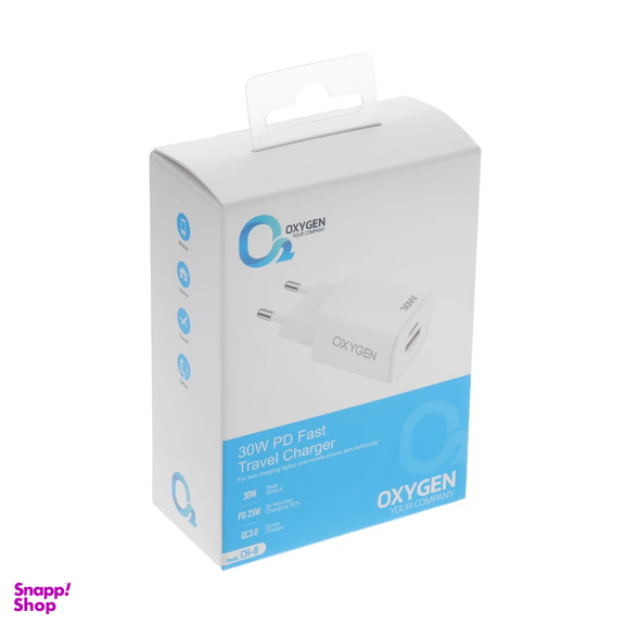 شارژر دیواری 30 وات اکسیژن مدل CH-8