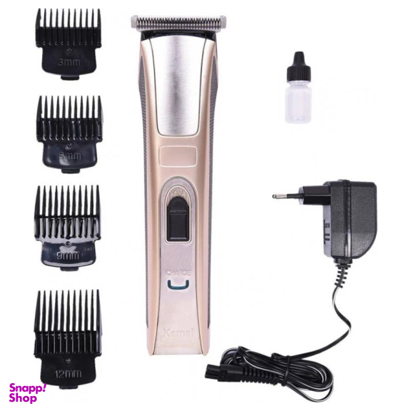 ماشین اصلاح موی صورت کیمی مدل KM-5017 به همراه موزن گوش و بینی و ابرو براون مدل BR-3007