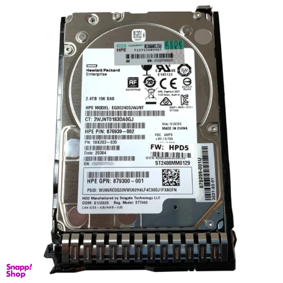 هارد دیسک اینترنال سرور مدل HP SAS 12G 10K ظرفیت 2.4 ترابایت